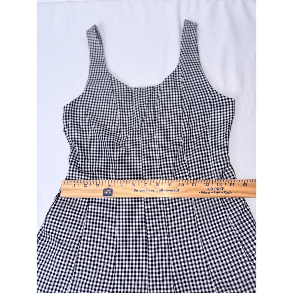 Universal thread Target Black White Gingham Midi … - image 6